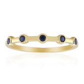 Gouden ring met blauwe saffieren