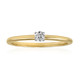 Gouden ring met een Diamant SI1 (G) (Annette)