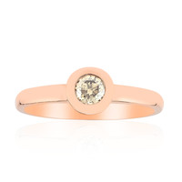 Gouden ring met een VS1 Argyle-Rose de France-Diamant