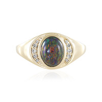 Gouden ring met een Andamooka Matrix Opaal (AMAYANI)