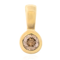 Gouden hanger met een SI1 Argyle Champagne Diamant (CUSTODANA)