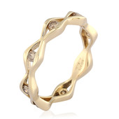 Gouden ring met I2 Champagne Diamanten (de Melo)