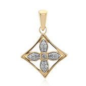 Gouden hanger met een Diamant SI1 (G) (Annette)