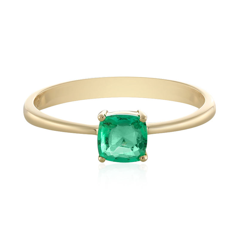 blozen Bloody Springplank Gouden ring met een Russische smaragd (Adela Gold)-5296TB | Juwelo sieraden