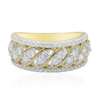 Gouden ring met Diamanten SI2 (G)