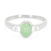 Zilveren ring met een keizerlijk chrysopraas