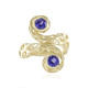 Gouden ring met AAA tanzanieten (Ornaments by de Melo)