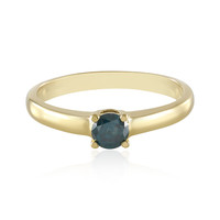 Zilveren ring met een I2 Blauwe Diamant