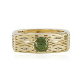 Gouden ring met een groene toermalijn (Ornaments by de Melo)