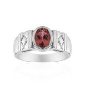 Zilveren ring met een roze toermalijn (Pallanova)