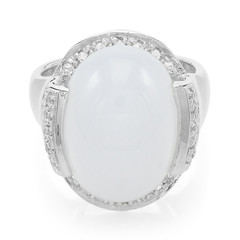 Zilveren ring met een Turkse chalcedoon