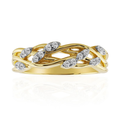 Gouden ring met Diamanten SI1 (G) (Annette)