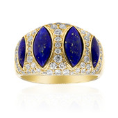 Gouden ring met lapis lazulistenen (CIRARI)