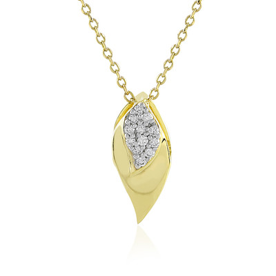 Gouden halsketting met Loepzuivere (F) Diamanten (LUCENT DIAMONDS)