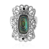 Zilveren ring met een Abalone schelp (Art of Nature)