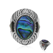 Zilveren ring met een Abalone schelp (Art of Nature)