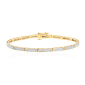 Gouden armband met I2 (I) Diamanten