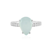 Zilveren ring met een Aqua Chalcedoon