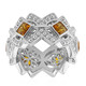 Zilveren ring met Madeira citrienstenen (Dallas Prince Designs)