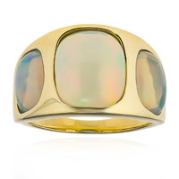 Gouden ring met een Welo-opaal (de Melo)