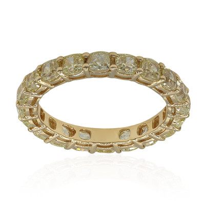 Gouden ring met gele S12 diamanten (CIRARI)