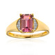 Gouden ring met een Roze diaspoor (AMAYANI)