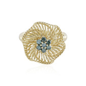 Gouden ring met I2 Blauwe Diamanten (Ornaments by de Melo)