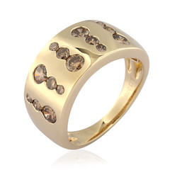 Gouden ring met I2 Champagne Diamanten (de Melo)