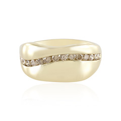 Gouden ring met I2 Champagne Diamanten (de Melo)