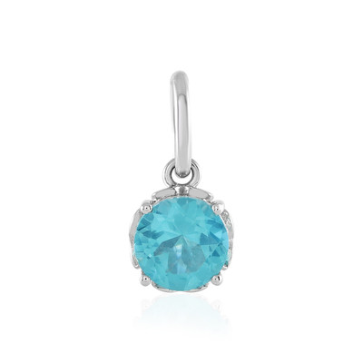 Platina hanger met een Paraiba Apatiet