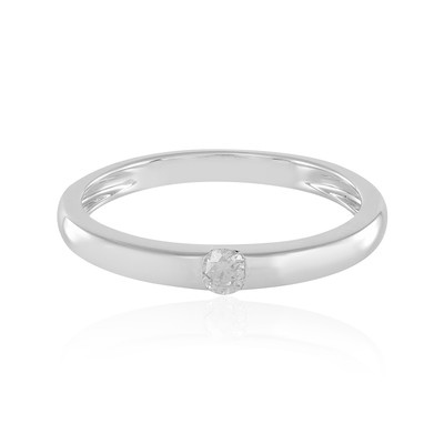 Gouden ring met een I3 (J) Diamant