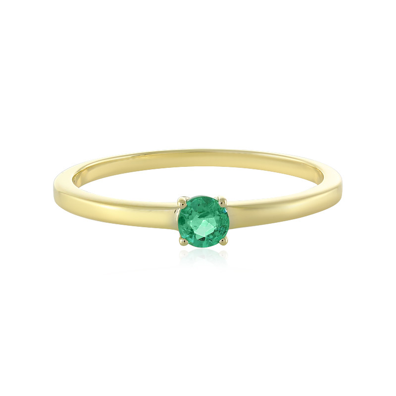 Ochtend gymnastiek Vakman Specifiek Gouden ring met een Russische smaragd-1624NU | Juwelo sieraden