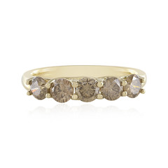 Gouden ring met I2 Champagne Diamanten (de Melo)