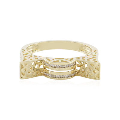 Gouden ring met I2 (J) Diamanten (Ornaments by de Melo)