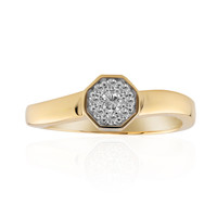 Gouden ring met een Diamant SI1 (G)