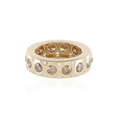 Gouden ring met I3 Champagne Diamanten (de Melo)