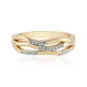 Zilveren ring met I2 (J) Diamanten