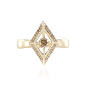 Gouden ring met een I2 Bruine Diamant