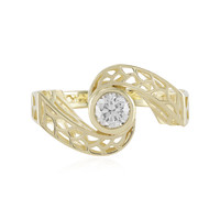 Gouden ring met een I2 (I) Diamant (Ornaments by de Melo)