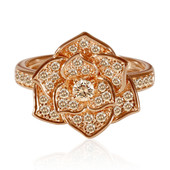 Gouden ring met een SI1 Argyle Rose De France Diamant (Annette)