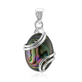 Zilveren hanger met een Abalone schelp (Art of Nature)