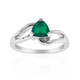 Zilveren ring met een groene opaal