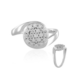 Gouden ring met Loepzuivere (F) Diamanten (LUCENT DIAMONDS)