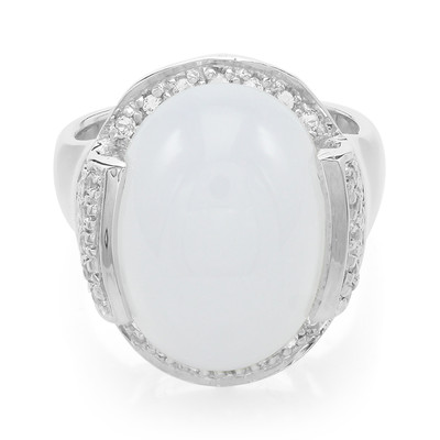 Zilveren ring met een Turkse chalcedoon