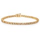 Gouden armband met I2 Fancy Diamanten (de Melo)