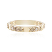 Gouden ring met I1 Bruine Diamanten