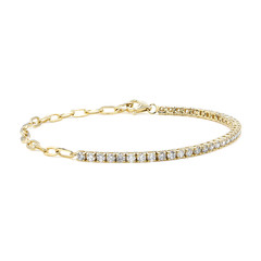 Gouden armband met I1 (H) Diamanten (CIRARI)