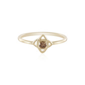 Gouden ring met een I2 Champagne Diamant