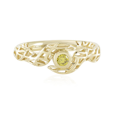 Gouden ring met een I2 Gele Diamant (Ornaments by de Melo)
