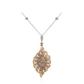 Gouden halsketting met een I1 Roze Diamant (CIRARI)